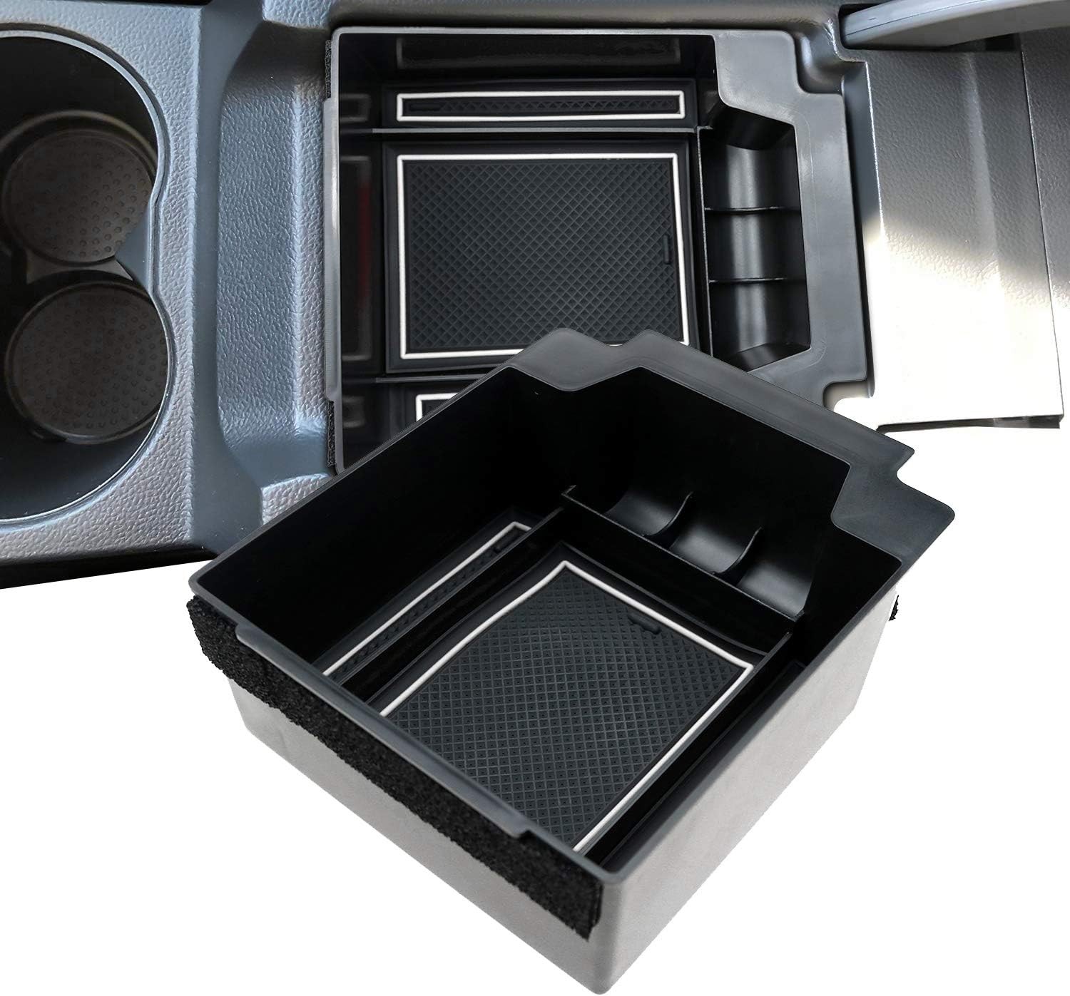 LFOTPP Car Armrest Organizer for Seat Ateca FR Cupra, Center Console Arm Rest T