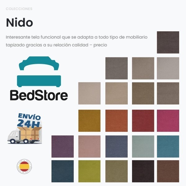 TELA ACUALINE ANTIMANCHAS SERIE NIDO PARA TAPIZAR. ANCHO 140 CM PRECIO POR METRO