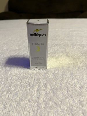 New Nailtiques Nail Protein Formula 3 For Hard, Brittle Nails - 0.5 fl oz, 15 ml