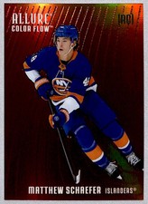 Matthew Schaefer 2025-26 UD Allure Color Flow Red-Orange Rookie #CF-MS New York
