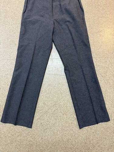 NWT VTG HighLand Red Kap Men's Uniform Trousers Pant Gray Polyester Sz 34 - Picture 3 of 9