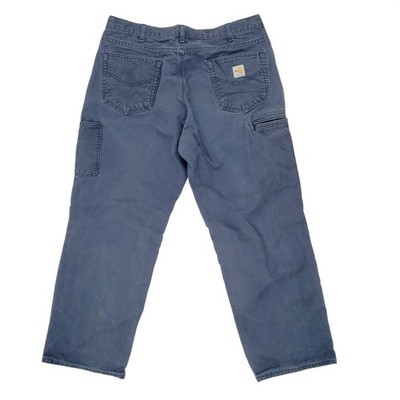 Carhartt FRB159 DNY Pants Men's 36x30 Navy Flame Resistant Work Carpenter Cat 2
