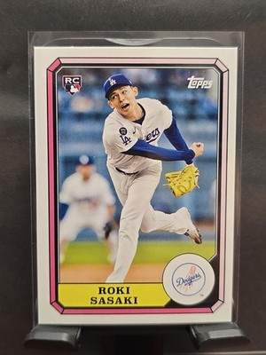 2025 Topps Archives Boardwalk Baseball 87BB-2 Roki Sasaki, Los