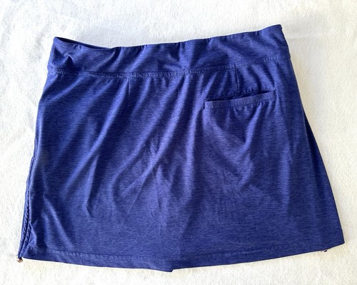 PGA Tour Golf Tennis Pickleball Skort Skirt Sz Medium M Purple Athletic Pockets - Picture 4 of 6