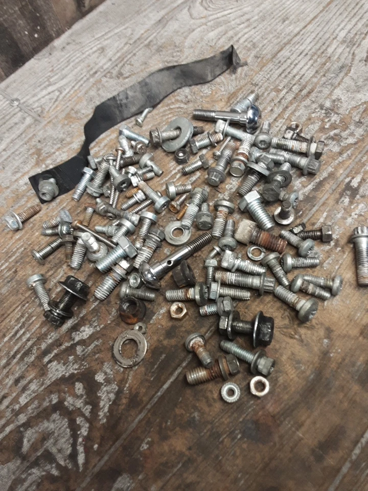 08 Harley Davidson Electra Glide varios pernos tornillos herrajes BR-696 Foto 2 de 4