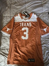 Men’s  Quinn Ewers #3 Texas Longhorns NCAA Jersey Sz L - Orange RARE NWT