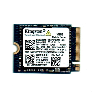 Kingston NVMe 2230 PC OM3PDP3512B 512GB M2 SSD kurze Baulänge 30mm