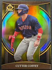 2023 Bowman Invicta - Cutter Coffey #BI-24 Boston Red Sox - GOLD /50