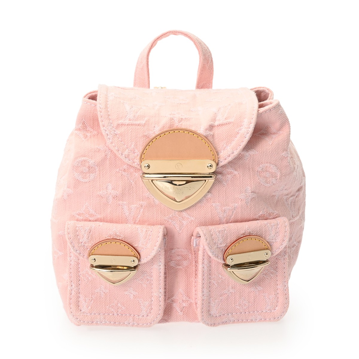 LOUIS VUITTON Venice M13031 Monogram denim Monogram denim Washed Pink Women ...