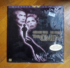 The Omen Laserdisc 1976 Gregory Peck Lee Remick widescreen laser disc trailer