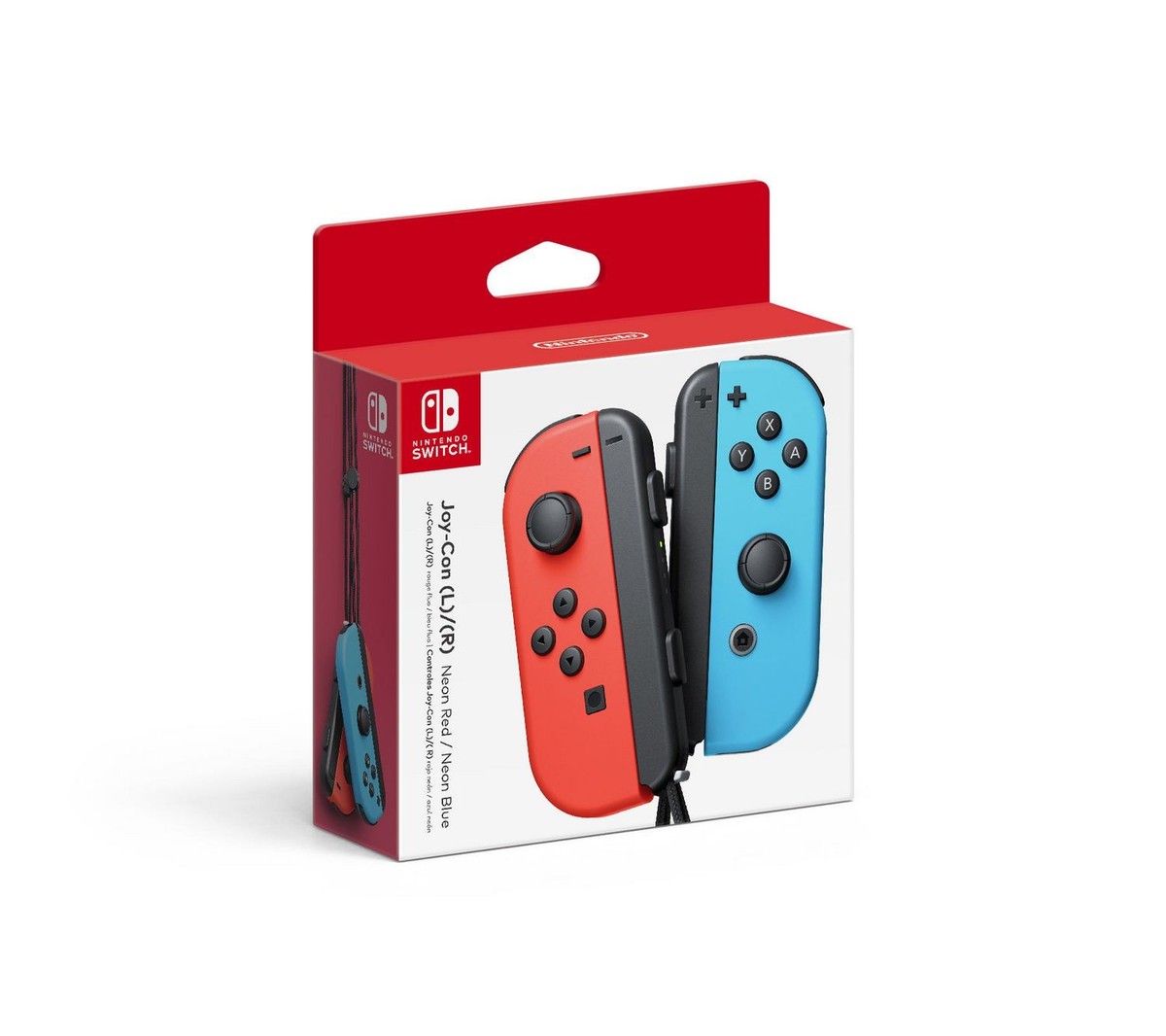NINTENDO Switch Joy-Con (L/R)-Neon Red/Neon Blue Wireless