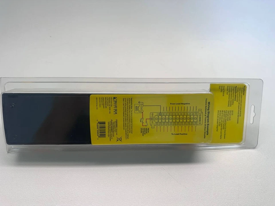 Blue Sea Systems Circuit Breaker Block, 12 Ckt, w/Ground - Image 4 of 4