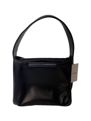 GIVENCHY handbag cowhide Black plain Used