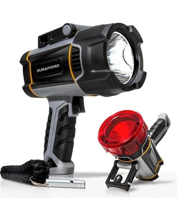 Rechargeable Spotlight with High Lumen, IP67 Waterproof Spotlight Flashlight,...