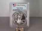 2019 $1 Type 1 American Silver Eagle PCGS MS70 Flag Label 1 oz .999 Fine 1oz