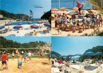 Tossa de Mar Club Hotel Giverola Swimming Pool Beachvolleyball Trampolin