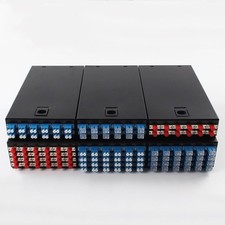 Fiber Optic Terminal Box 12/24/48 Core SC LC FC Fully Loaded Desktop Splice Box