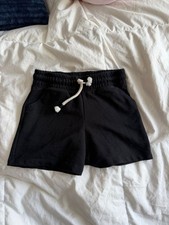 Cat  Jack Black Drawstring Athletic Shorts Size S 6/6X VGUC
