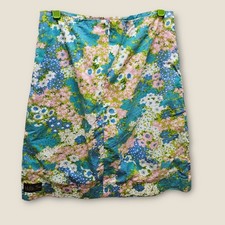 Matilda Jane Floral Skirt Cotton Blend Colorful Print Casual Size M
