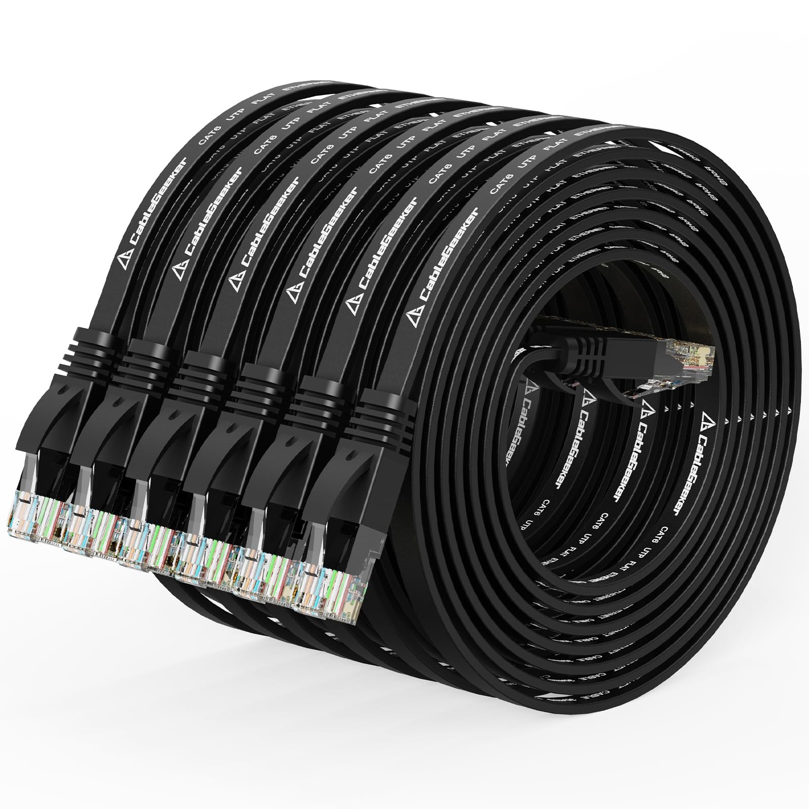 5ft Cat6 Ethernet Cable 6-Pack - High Bandwidth at Cat5e Price