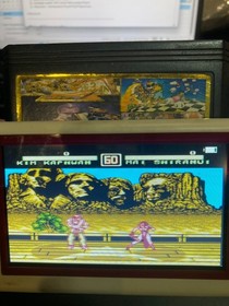 Famicom NES Game Super EW-3004 3in1 Garo Wolf Special, Street Fighter, Mario 3