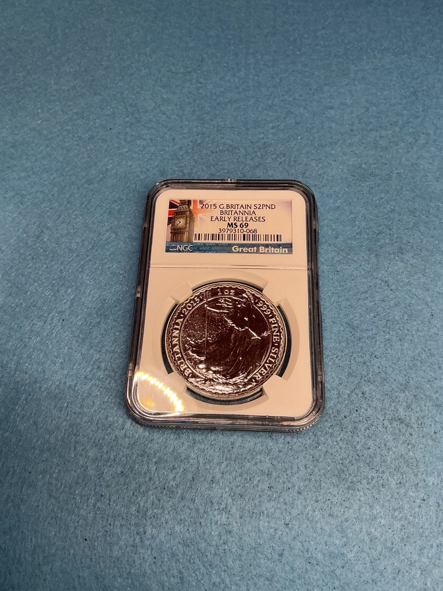 NGC Certified UK Britannia Silver Bullion Coins for sale | eBay