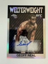 2026 Topps Chrome UFC Geoff Neal 1986 Refractor Auto #86S-GN