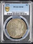 1879 $1 Morgan PCGS XF45