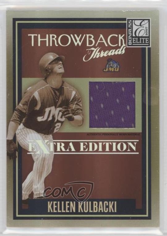 2007 Donruss Elite Extra Edition Throwback Threads 24/500 Kellen Kulbacki 4at
