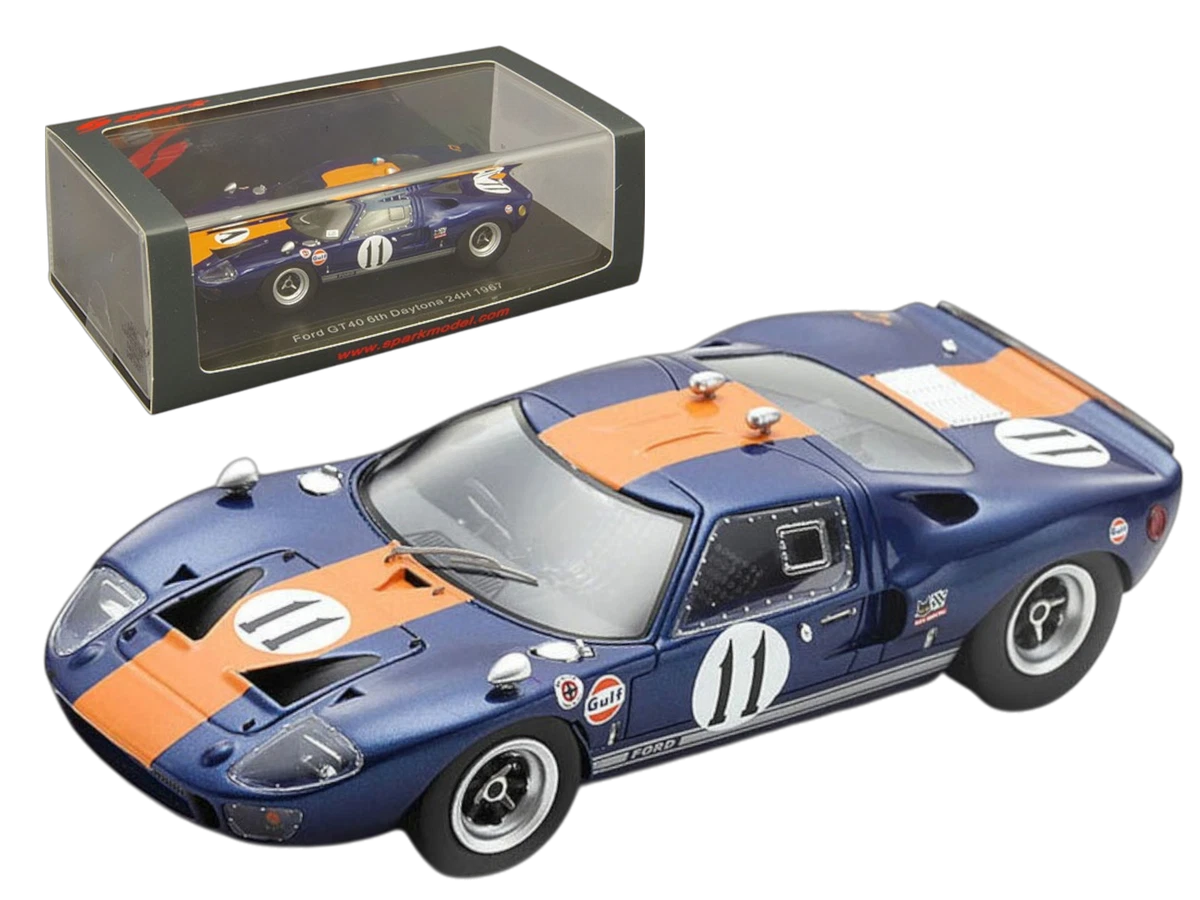 Ford Mk 2B Sebring 1967 Spark 1/43 N°2 - Miniature Neuve