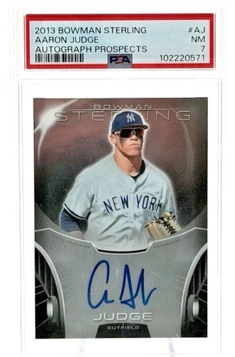 2013 Bowman Sterling Aaron Judge Auto PSA 7 Yankees Prospect Autograph BSAP-AJ