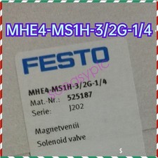MHE4-MS1H-3/2G-1/4 1PCS NEW FESTO Solenoid valve MHE4-MS1H-3/2G-1/4 525187 1/4 #