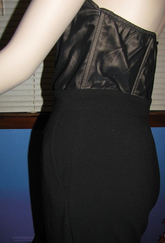 ¡NUEVO! BCBG Maxazria Precioso Sexy Sin tirantes Negro BUSTIER MONO $158 Talla 0 - Imagen 7 de 12