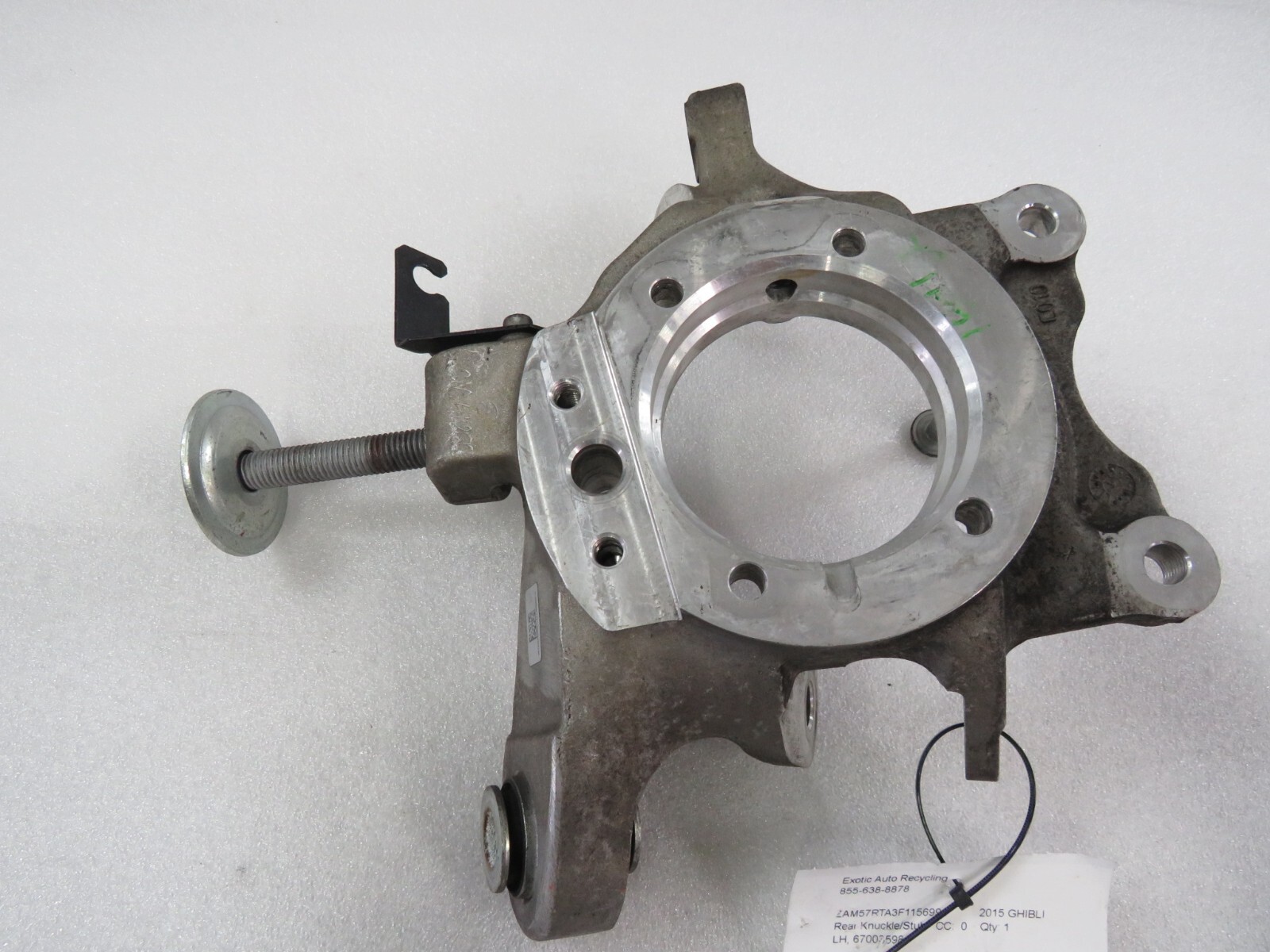 Maserati Quattroporte, Ghibli, LH, Left, Rear Knuckle/Stub, Used, P/N 670006802