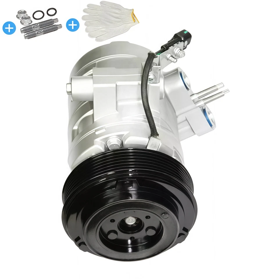 A/C AC Compressor For 2008-2011 Ford Focus 2010-2013 Ford Transit Connect 2.0L Foto 4 de 4