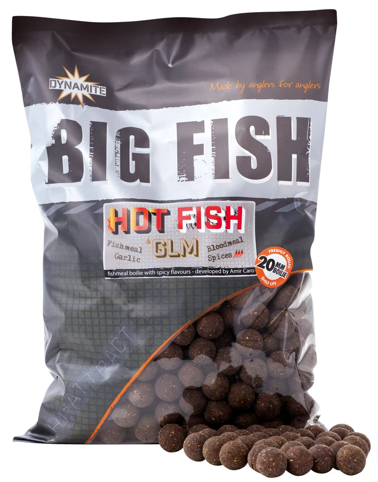 Dynamite Baits Big Fish Boilies Hot Fish & GLM Karpfenköder Karpfenangeln