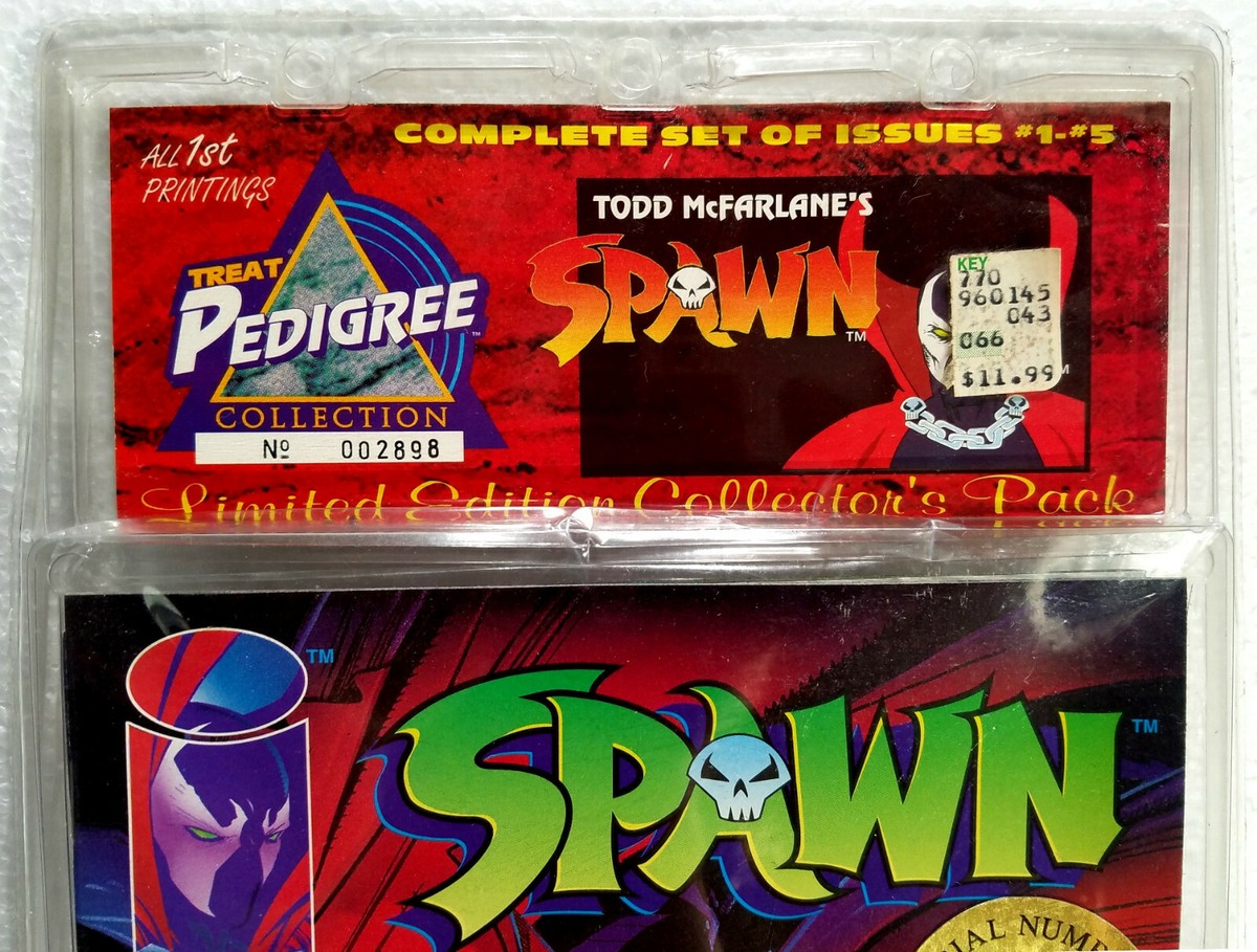 SPAWN #1-5 Ltd Ed Factory Sealed and Numbered 1st Print SPAWN #1-5 Ltd Ed Factory Sealed and Numbered 1st Print