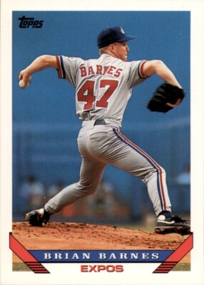1993 Topps MLB Brian Barnes #112 | eBay