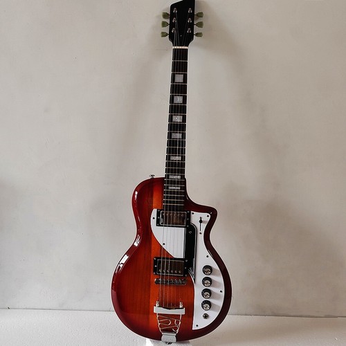 Sunburst Electric Guitar 6Strings Rosewood Fingerboard Maple Neck Full