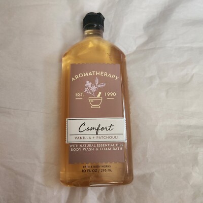 Bath & Body Works AROMATHERAPY Comfort Vaniilla & Patchouli Body Wash Foam Bath
