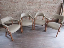 VINTAGE SHELBY WILLIAMS INDUSTRIES ARM CHAIRS - SET OF 4 - FREE LOCAL PICK UP!
