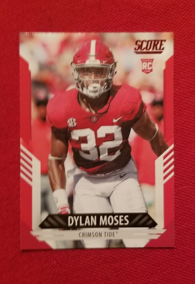 2021 Panini Score Football Dylan Moses RED ROOKIE RC #352 FREE SHIPPING