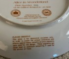 Alice in Wonderland Mad Hatter's Tea Party L. Whittaker Collector's Plate #4122 — photo 4