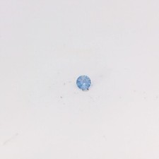 0.17ct Loose Round Cut Genuine Tanzanite 3 x 3mm Violetish Blue Intense