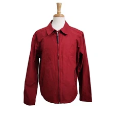 Golden Bear Jackson Barracuda Brick Red Cotton Blend Jacket Made in USA Size XXL