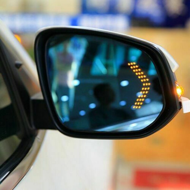 2pcs 33SMD Arrows Panel LED Light Bulbs Side Mirror Turn Signal Lights Lamp