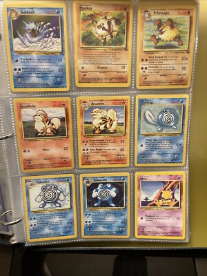 Vintage original 151 pokemon cards complete set + 2 GRADED CARDS