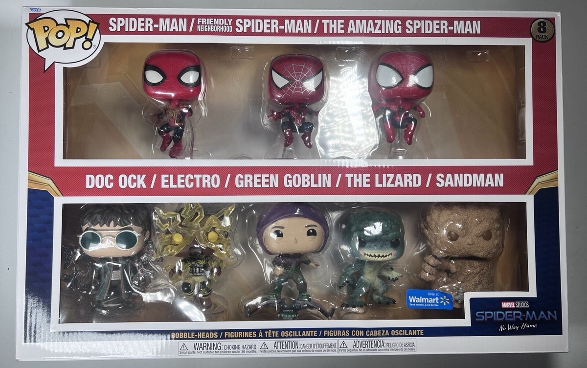 【開封品・箱ダメージ多】 funko POP スパイダーマン NWH 8パック Funko Pop! Spider-Man No Way Home 8 Pack Box Set Special