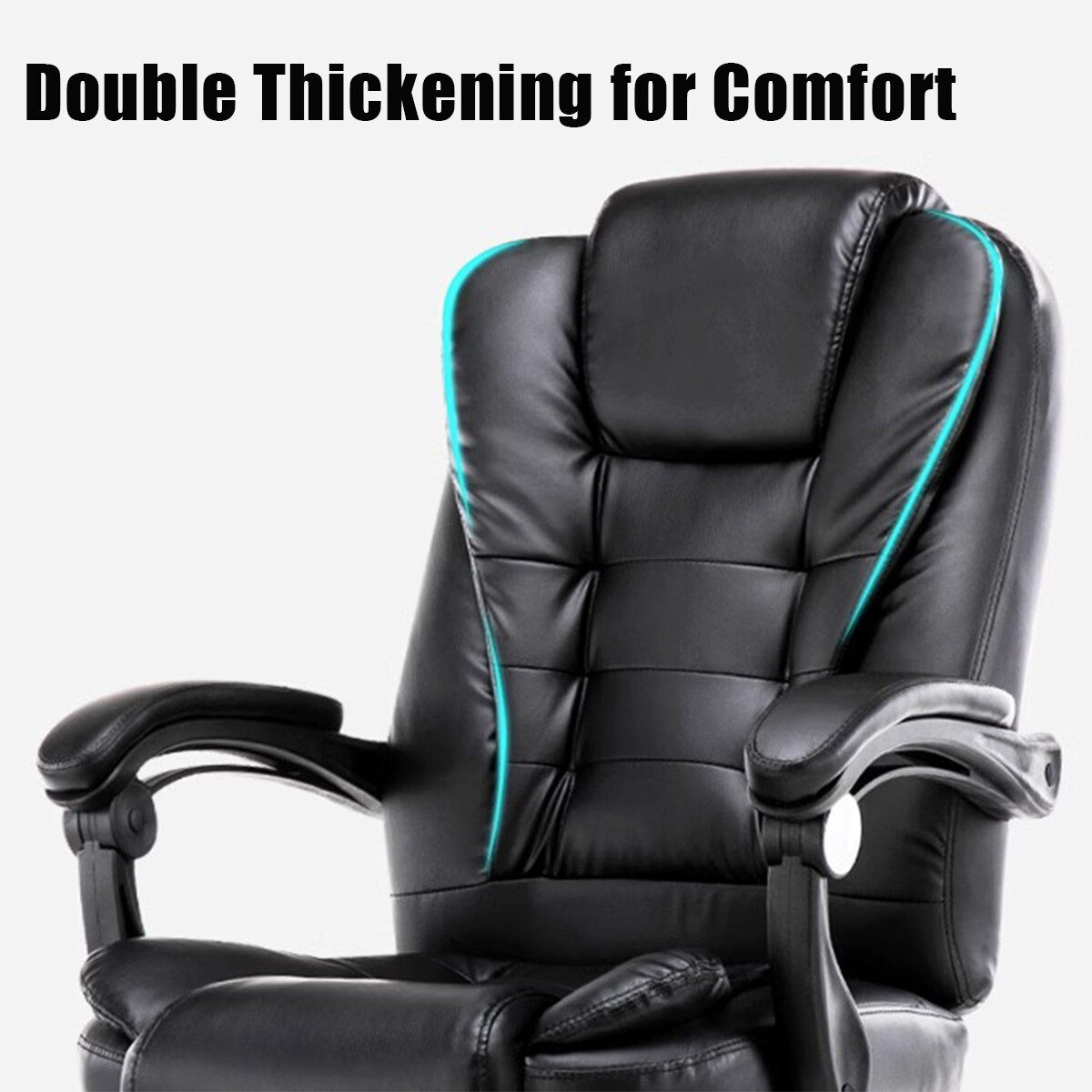 Massage Office Chair Gaming PC Computer Desk Executive Swivel Recliner ...