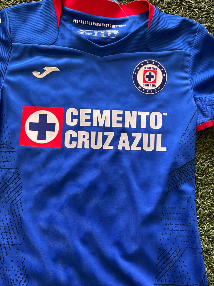 Joma Cruz Azul Home 20-21 Women Soccer Jersey Blue-Red